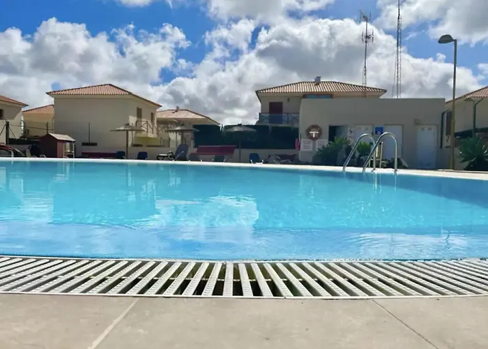 Mareterra - Sunny Family With Terrace, Barbecue And Pool Corralejo